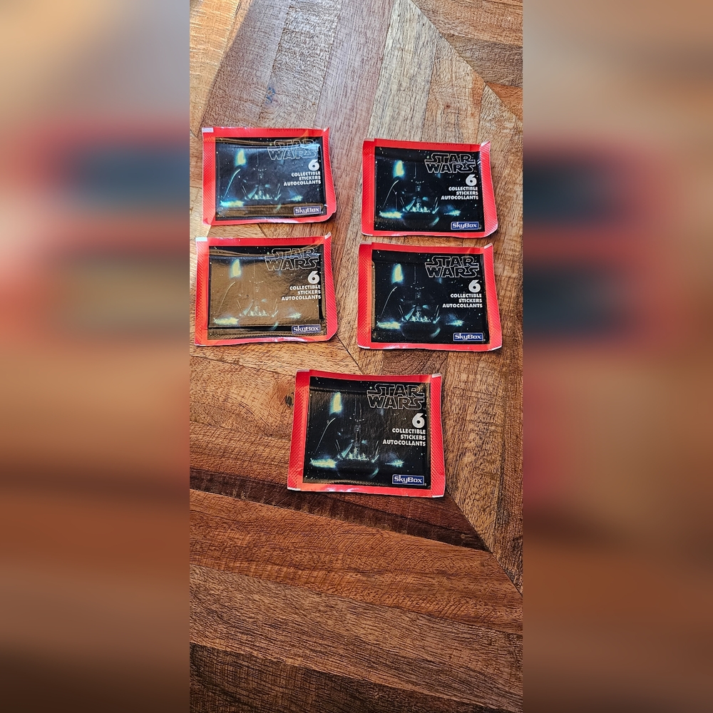 Star Wars Skybox Panini Sticker Packs Sealed For Your Album